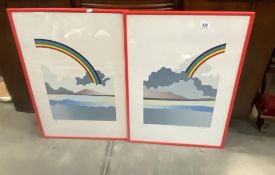2 limited edition prints of rainbows