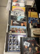 A quantity of CD's including Queen, The Beatles, Rolling Stones & Fleetwood Mac