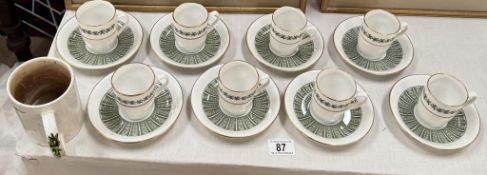 8 Spode Provence fine bone China cups & saucers