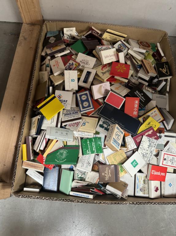 A large collection of match books & match boxes - Image 2 of 2