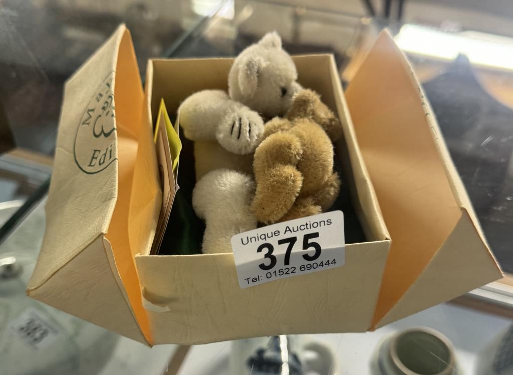2 Small boxed Mayfair edition bears