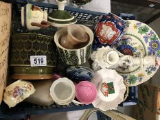 An interesting quantity of China & pottery including miscellaneous items