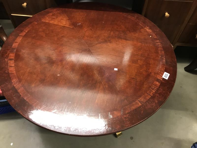 A round low-level table