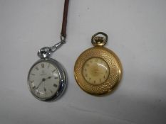 Two vintage pocket watches.