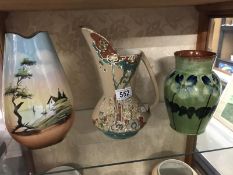 Three decorative Vases