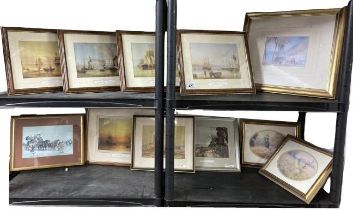 A quantity of prints in good frames