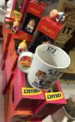 A collection of Tetley tea merchandise
