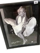 An Iconic some like it hot print of Marilyn Monroe 58 x 48cm Frame