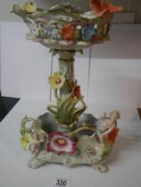 A good quality 20th century porcelain French style table centrepiece.