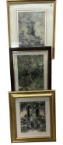 3 Large prints Flora & Woodland