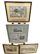 A collection of signed limited edition local interest prints