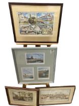 A collection of signed limited edition local interest prints