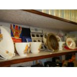 A mixed lot of commemorative ware. COLLECT ONLY.