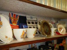 A mixed lot of commemorative ware. COLLECT ONLY.