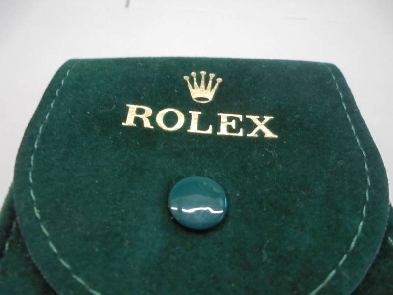 A Rolex Oyster date precision wrist watch, 78350 in velvet pouch. - Image 3 of 5