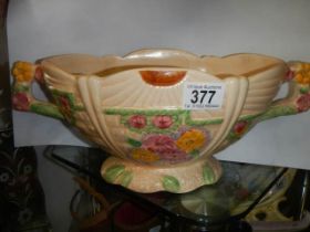 A mid 20th century Arthur Wood rose bowl.