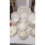 Approximately 45 pieces of circa 1960's dinnerware including platters and tureens. COLLECT ONLY.