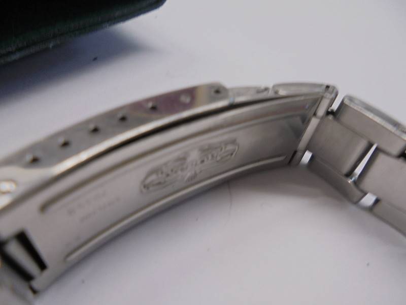 A Rolex Oyster date precision wrist watch, 78350 in velvet pouch. - Image 4 of 5