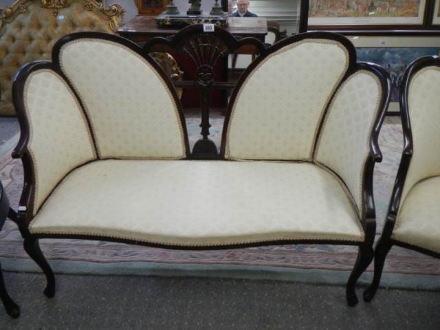 A superb quality Edwardian three piece suite, COLLECT ONLY. - Image 2 of 3