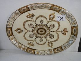 A 19th century Adams by Wedgwood oval plate.