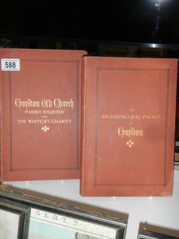 A copy of Croydon Old Churches and a copy of Andriespiscapol Palace Croydon with many images, - Image 2 of 15