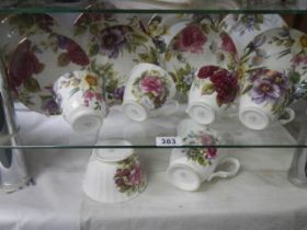 Four Duchess porcelain trio's.