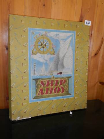 An unusual 1950's board game entitled 'Ship Ahoy'.