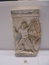 A hand made copy of a Grecian artifact.