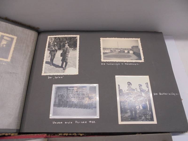 Two German WW2 related photograph albums including Luftwaffe Anti Aircraft unit and RAD - Image 6 of 13