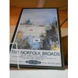 An old Norfolk Broads advertising print, COLLECT ONLY.