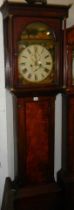 An eight day Grandfather clock complete and in working order. COLLECT ONLY.