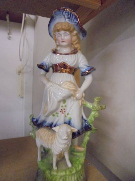 Six 19th century ceramic figures including two pairs. - Image 3 of 7