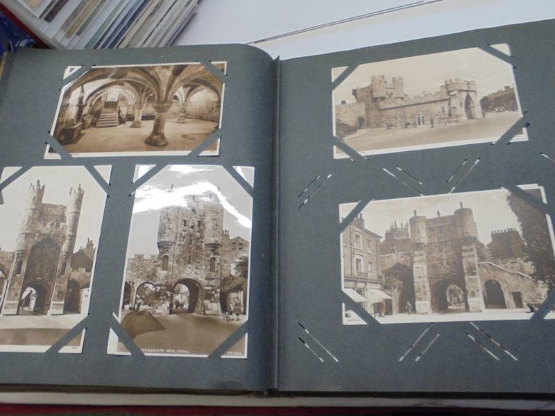 Two albums of approximately 350 mainly topographical postcards. - Image 4 of 17
