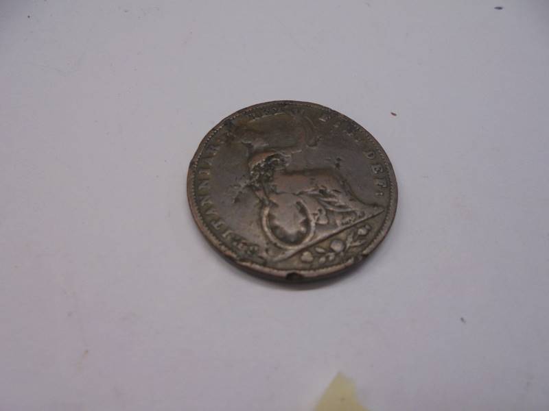 An 1831 King George IV farthing. - Image 3 of 3