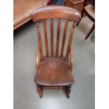 A Windsor style rocking chair, COLLECT ONLY.