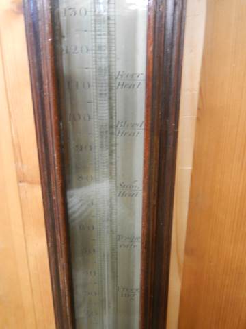 A mid Victorian stick barometer. COLLECT ONLY. - Image 4 of 4