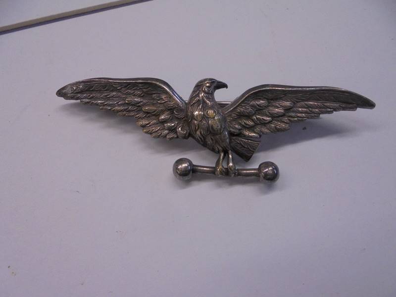 An eagle badge and one other. - Image 2 of 5