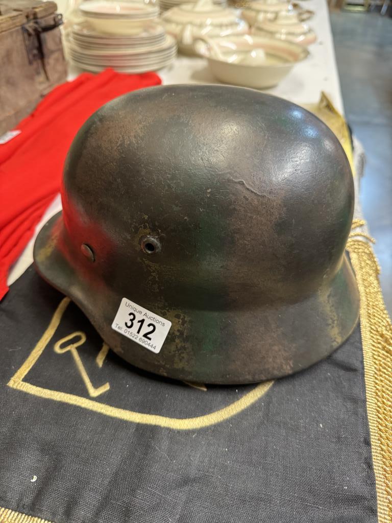 A German Stahhelm helmet. - Image 3 of 7