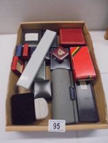 A quantity of assorted jewellery and watch boxes.