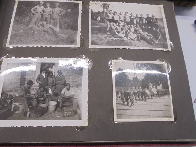 Two German WW2 related photograph albums including Luftwaffe Anti Aircraft unit and RAD - Image 11 of 13