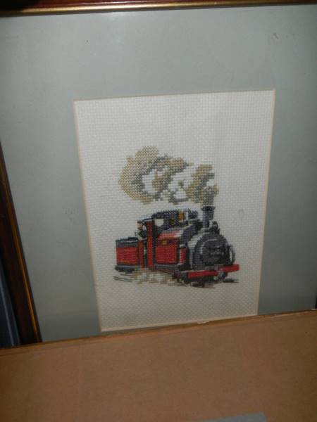 Approximately twelve framed and glazed cross stitch pictures. COLLECT ONLY. - Image 5 of 9