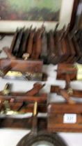 Approximately 16 vintage wood working planes including some rare examples. COLLECT ONLY.