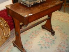 A Victorian single drawer writing table, COLLECT ONLY.