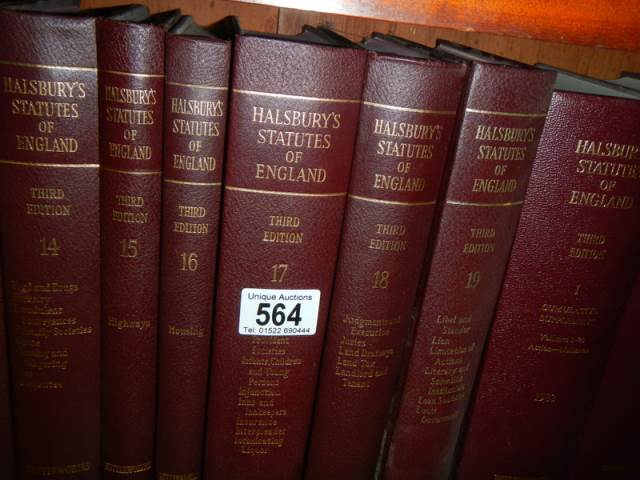 Approximately 20 Volumes of Halsbury's Statutes of England. - Image 2 of 2