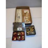 A mixed lot of costume jewellery including necklaces, earrings, pendants etc.,