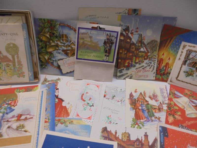 A quantity of vintage greeting cards including Christmas and 21st Birthday. - Image 3 of 8