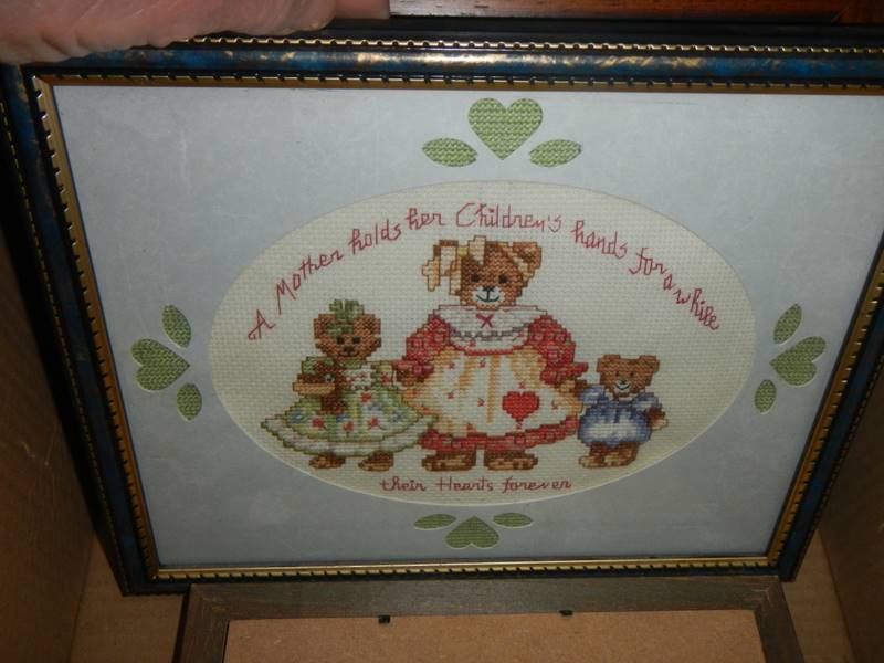 Approximately twelve framed and glazed cross stitch pictures. COLLECT ONLY. - Image 2 of 9