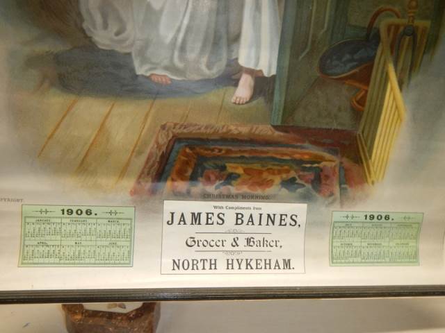 A James Baines, Grocer & Baker, North Hykeham 1906 calendar. - Image 2 of 2