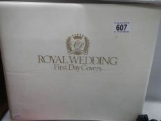 An album of Royal Wedding first day covers.