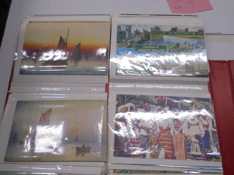 Two albums of approximately 350 mainly topographical postcards. - Image 9 of 17